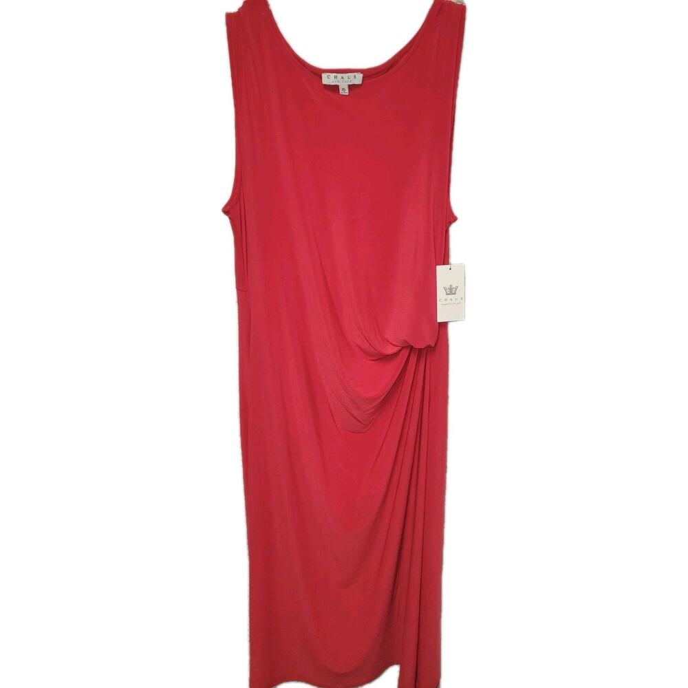 NWT CHAUS NY Dress XL Salsa Red